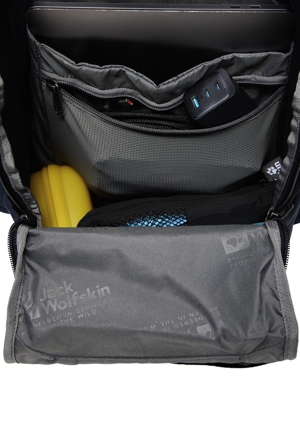 Navy Jack Wolfskin Sooneck Men Backpacks | 42060127