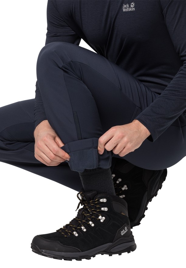 Navy Jack Wolfskin Stollberg Men Hiking Pants | 47256030