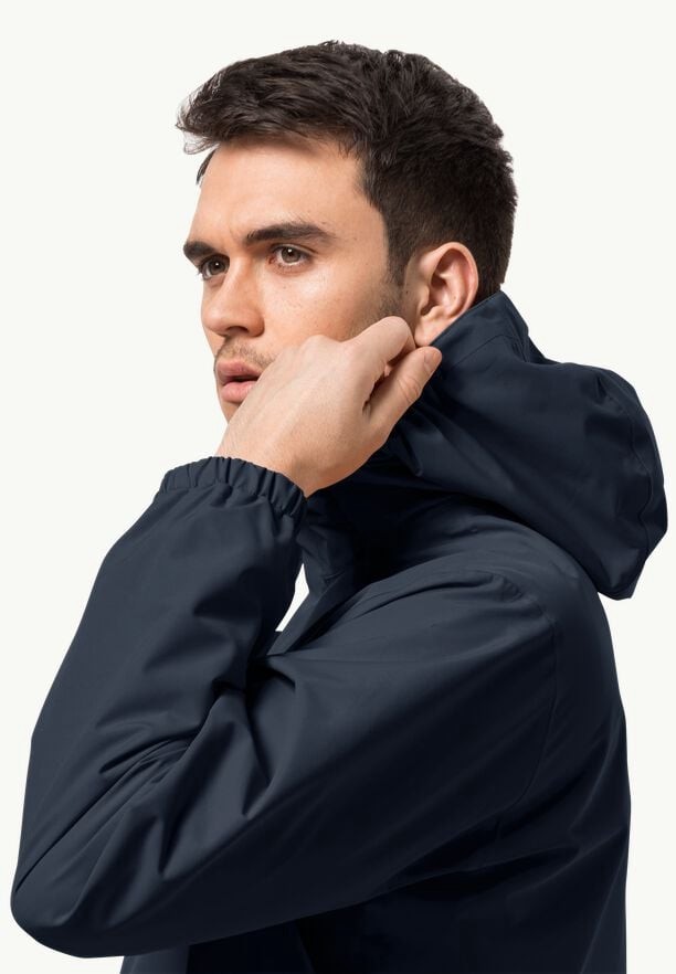Navy Jack Wolfskin Stormy Point 2l Men Rain Jackets | 52363669