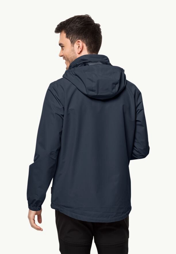 Navy Jack Wolfskin Stormy Point 2l Men Rain Jackets | 52363669