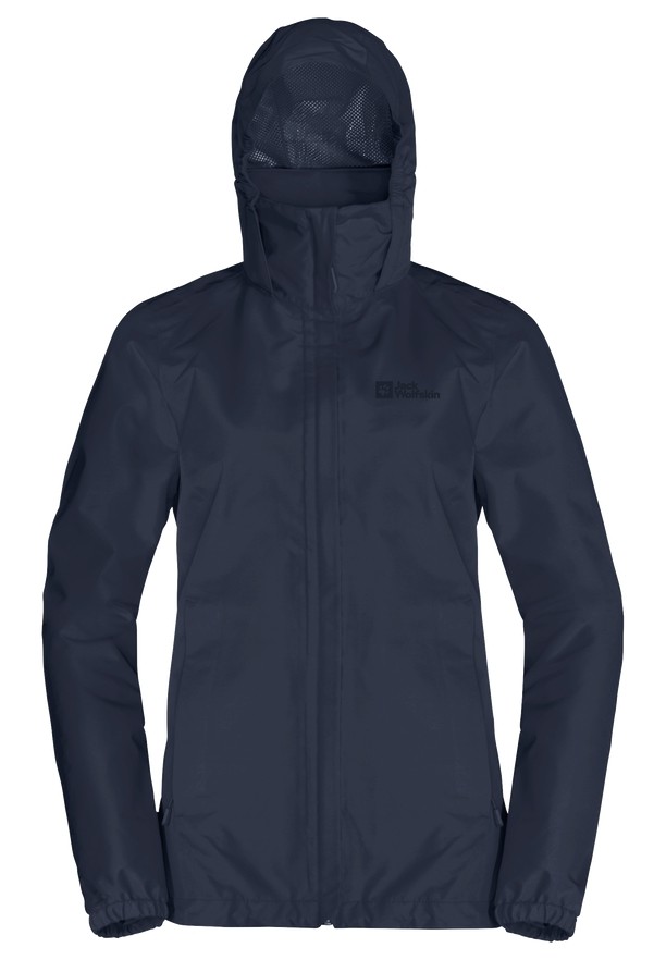 Navy Jack Wolfskin Stormy Point 2l Women Rain Jackets | 26899743