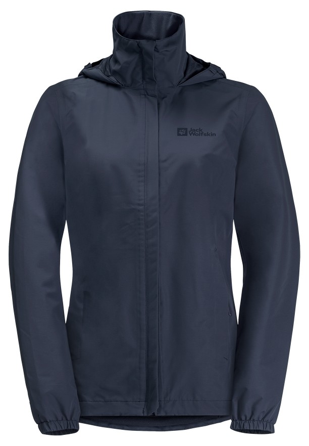 Navy Jack Wolfskin Stormy Point 2l Women Rain Jackets | 26899743