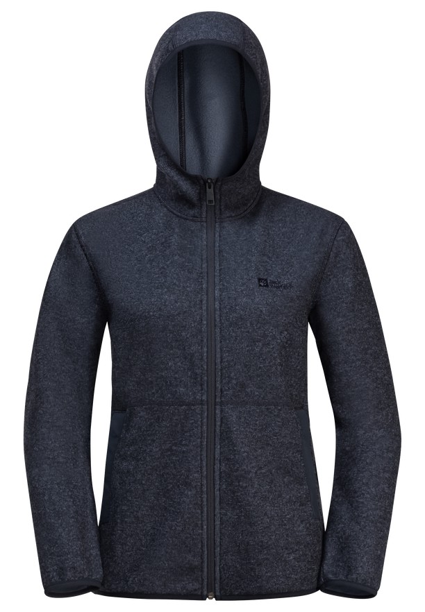 Navy Jack Wolfskin Tannenspur Women Fleece Jackets | 90818332