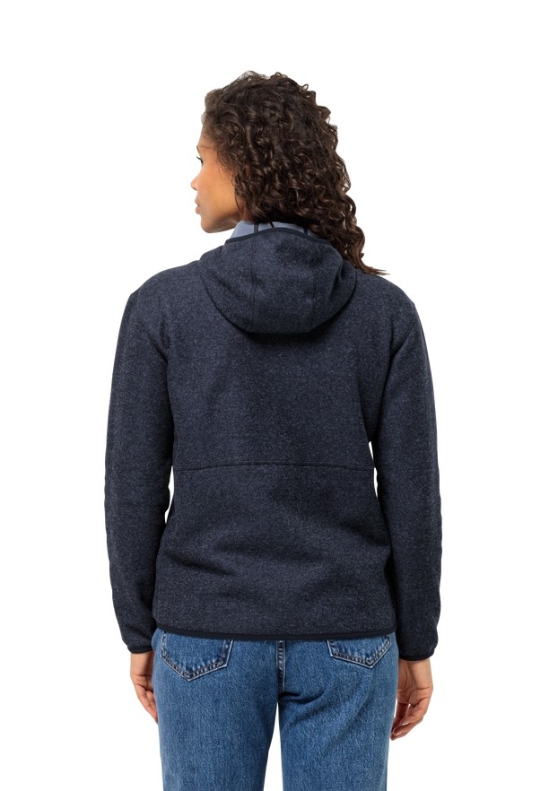 Navy Jack Wolfskin Tannenspur Women Fleece Jackets | 90818332