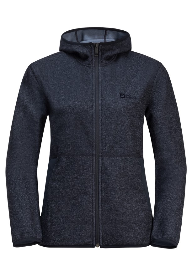 Navy Jack Wolfskin Tannenspur Women Fleece Jackets | 90818332