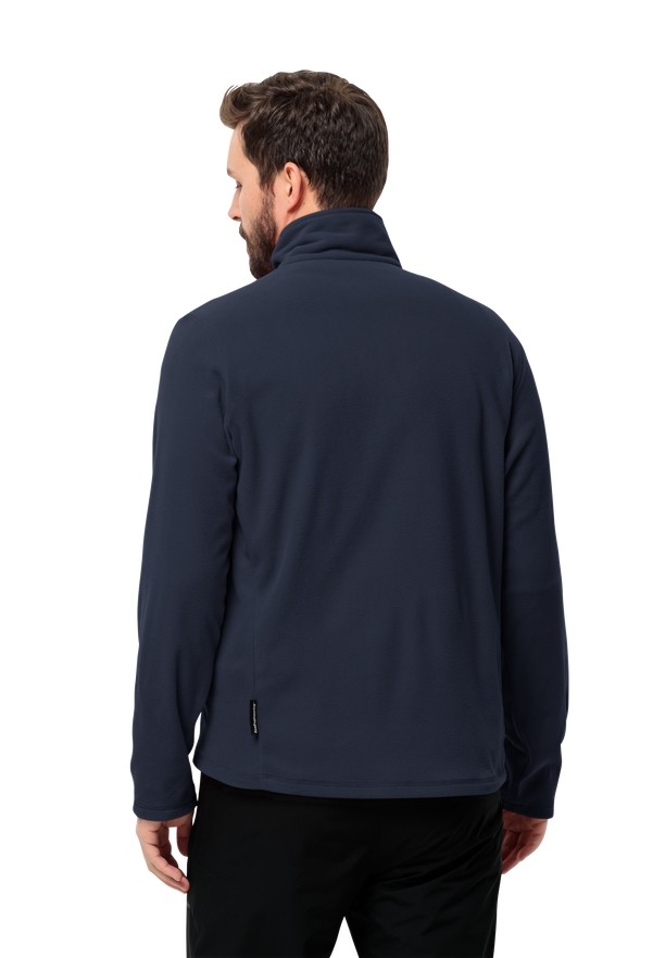 Navy Jack Wolfskin Taunus Fz Men Fleece Jackets | 51324256