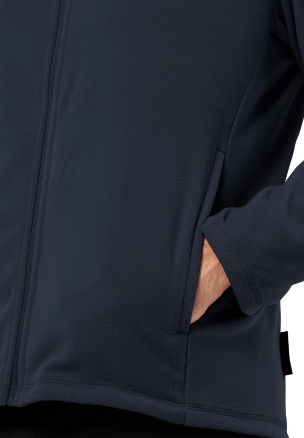 Navy Jack Wolfskin Taunus Fz Men Fleece Jackets | 51324256