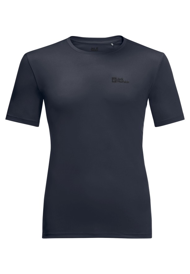 Navy Jack Wolfskin Tech Men T Shirts | 54104363