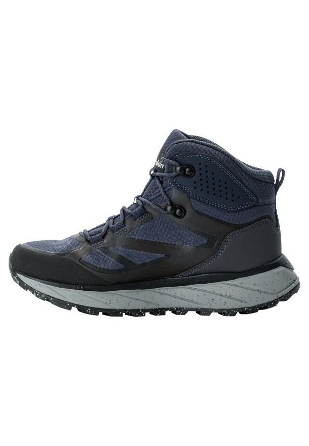 Navy Jack Wolfskin Terraventure Texapore Mid Women Hiking Shoes | 14596377