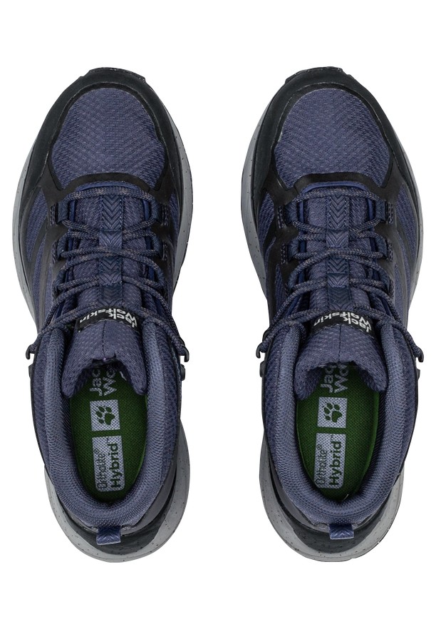 Navy Jack Wolfskin Terraventure Texapore Mid Women Hiking Shoes | 14596377