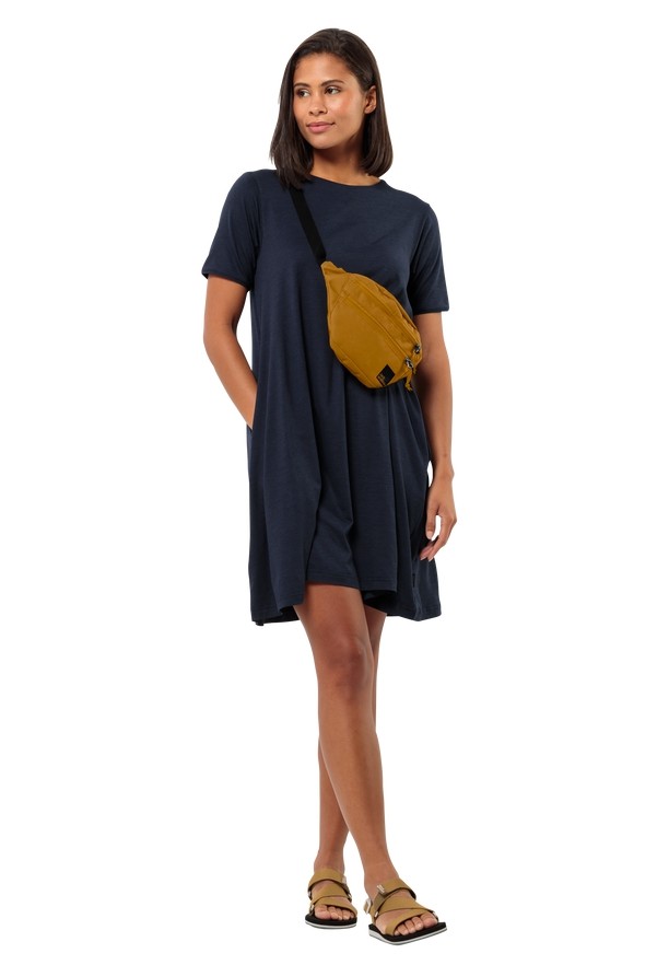 Navy Jack Wolfskin Travel Women Dress | 13959547