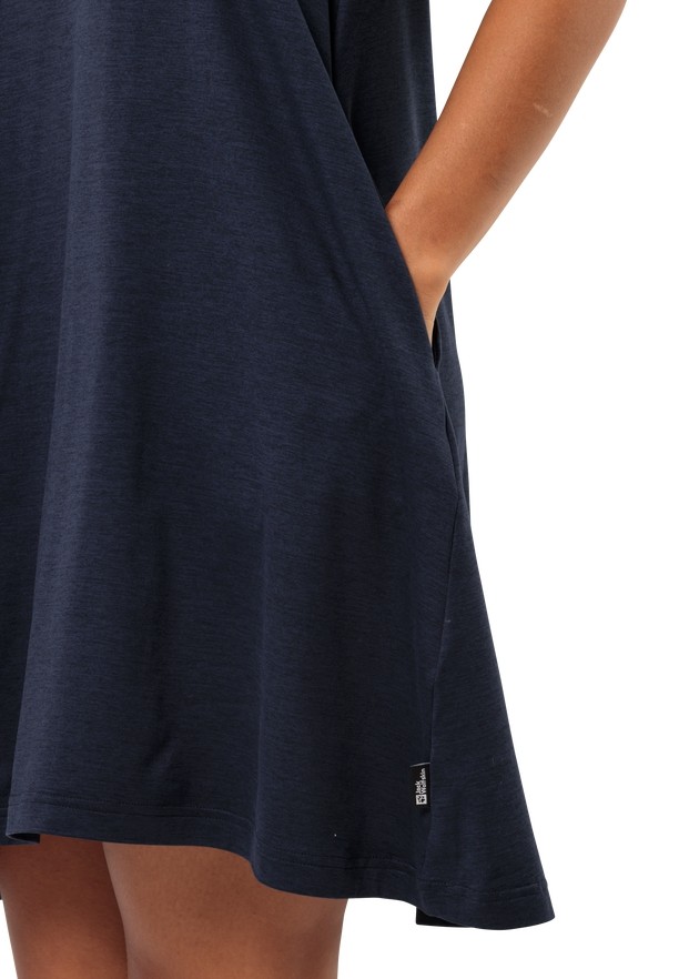 Navy Jack Wolfskin Travel Women Dress | 13959547