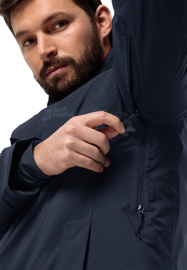 Navy Jack Wolfskin Troposphere Ins Men Winter Jackets | 97967885