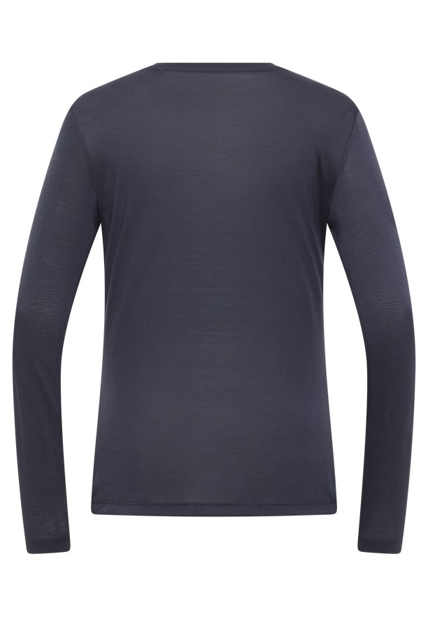 Navy Jack Wolfskin Vonnan Ls Women T Shirts | 32745488