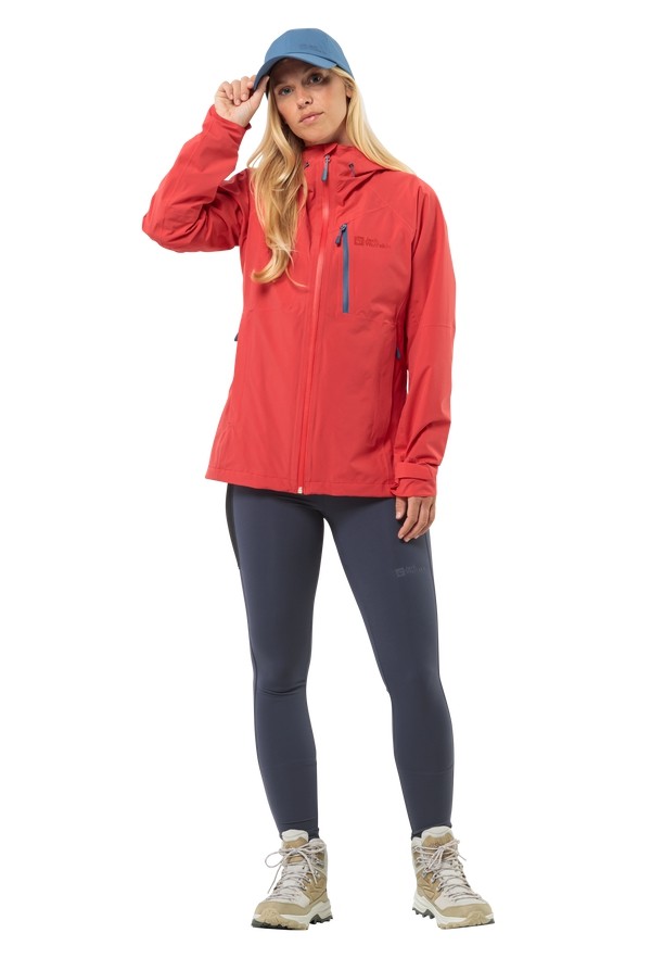 Navy Jack Wolfskin Vonnan S/s Women T Shirts | 48751275