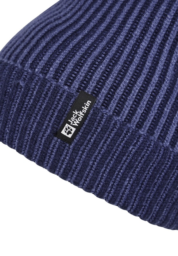 Navy Jack Wolfskin Vybrant Men Beanie | 80037971