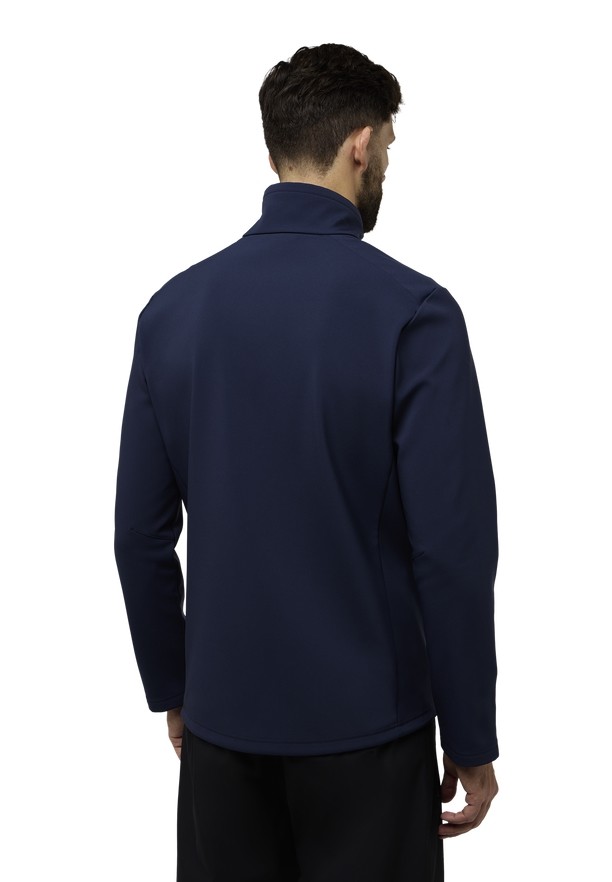 Navy Jack Wolfskin Whirlwind Men Softshell Jackets | 97041900