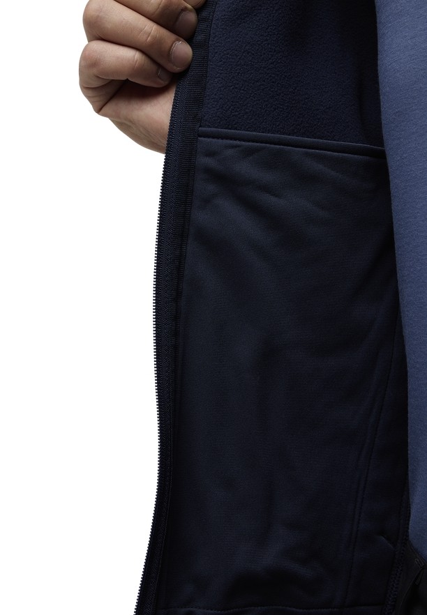 Navy Jack Wolfskin Whirlwind Men Softshell Jackets | 97041900