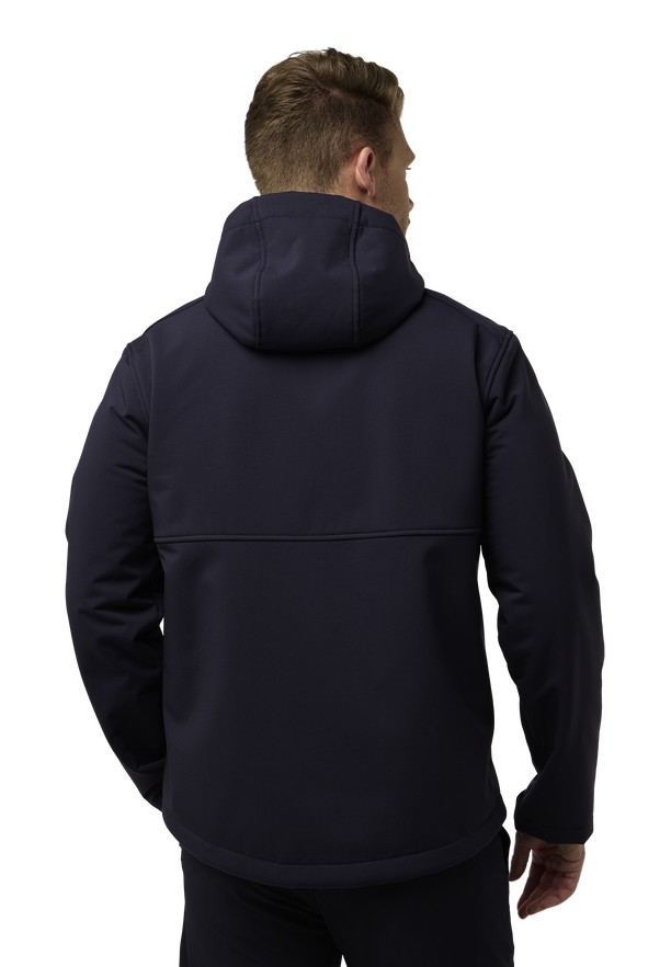 Navy Jack Wolfskin Windland Men Softshell Jackets | 64175053