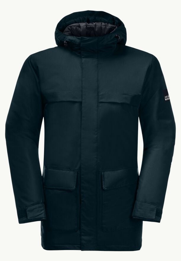 Navy Jack Wolfskin Winterlager Men Coats | 50140869