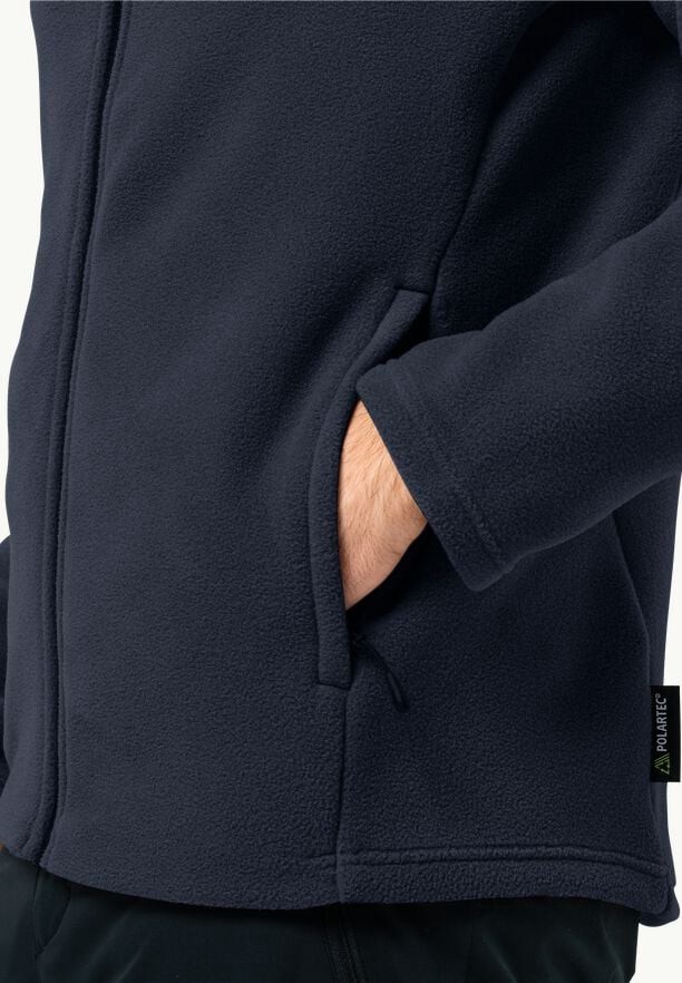Navy Jack Wolfskin Winterstein Fz Men Fleece Jackets | 12249035