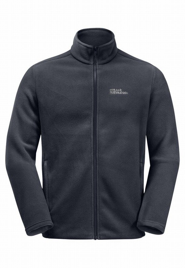 Navy Jack Wolfskin Winterstein Fz Men Fleece Jackets | 86298257