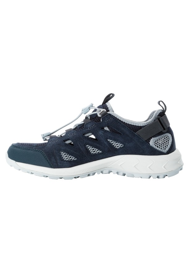 Navy Jack Wolfskin Woodland 2 Hybrid Low Women Hiking Shoes | 39948115