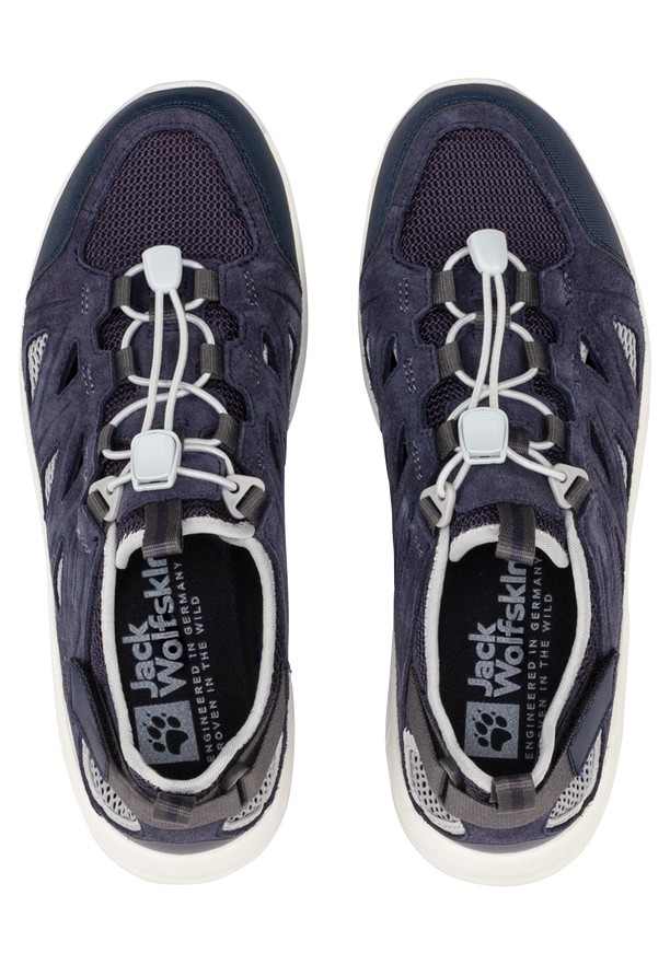Navy Jack Wolfskin Woodland 2 Hybrid Low Women Hiking Shoes | 39948115