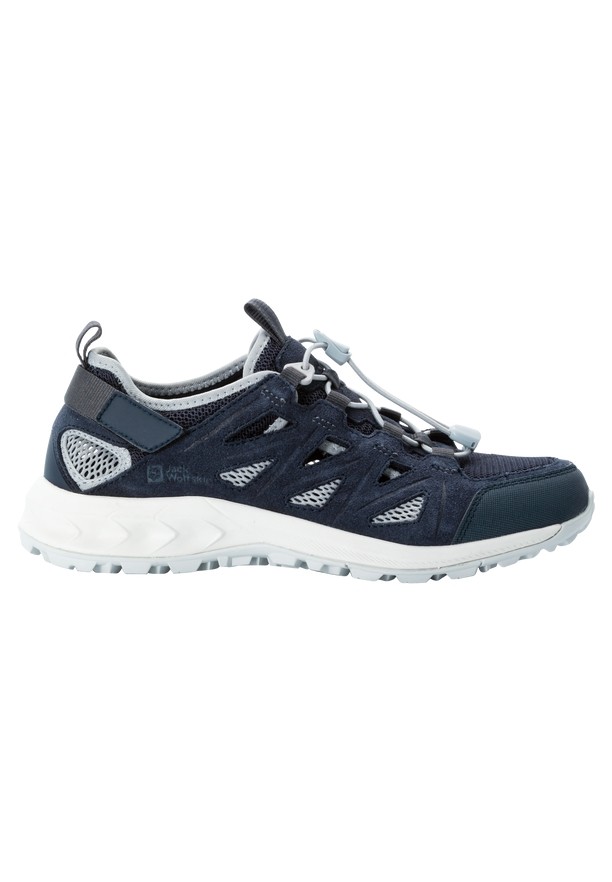Navy Jack Wolfskin Woodland 2 Hybrid Low Women Hiking Shoes | 39948115