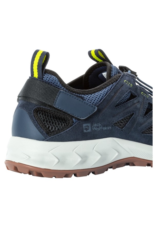 Navy Jack Wolfskin Woodland 2 Hybrid Low Men Hiking Shoes | 58306108