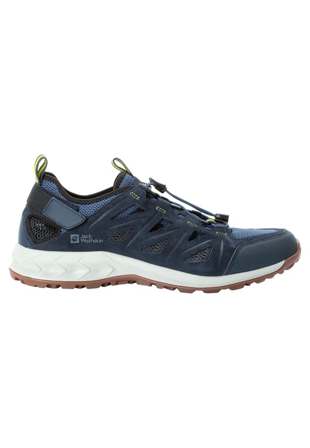 Navy Jack Wolfskin Woodland 2 Hybrid Low Men Hiking Shoes | 58306108