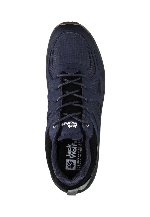 Navy Jack Wolfskin Woodland 2 Texapore Low Men Hiking Shoes | 40240503