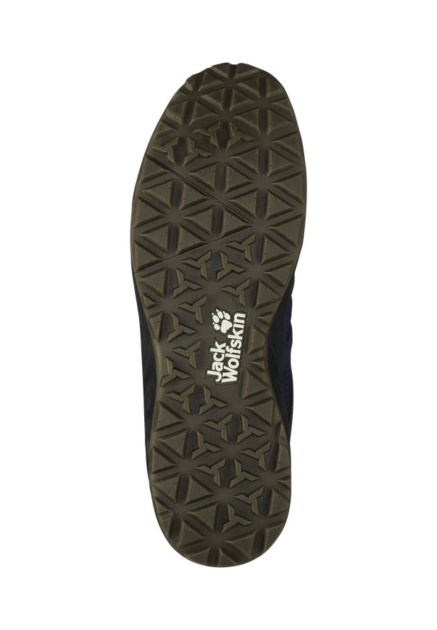 Navy Jack Wolfskin Woodland 2 Texapore Low Men Hiking Shoes | 40240503