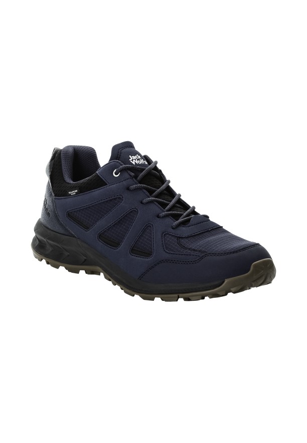 Navy Jack Wolfskin Woodland 2 Texapore Low Men Hiking Shoes | 40240503