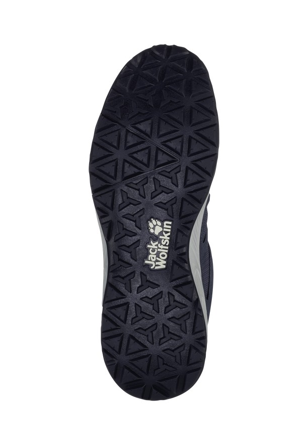 Navy Jack Wolfskin Woodland 2 Texapore Low Women Hiking Shoes | 66771215