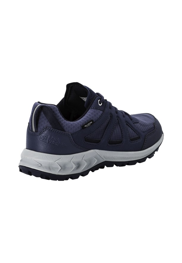 Navy Jack Wolfskin Woodland 2 Texapore Low Women Hiking Shoes | 66771215