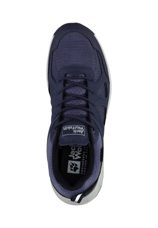 Navy Jack Wolfskin Woodland 2 Texapore Low Women Hiking Shoes | 66771215