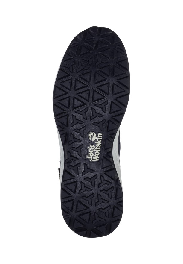 Navy Jack Wolfskin Woodland 2 Texapore Mid Women Hiking Shoes | 70919414