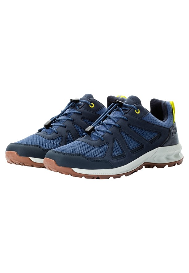 Navy Jack Wolfskin Woodland 2 Vent Low Men Hiking Shoes | 65442124