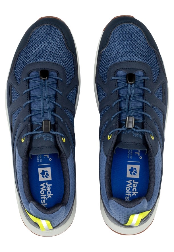 Navy Jack Wolfskin Woodland 2 Vent Low Men Hiking Shoes | 65442124