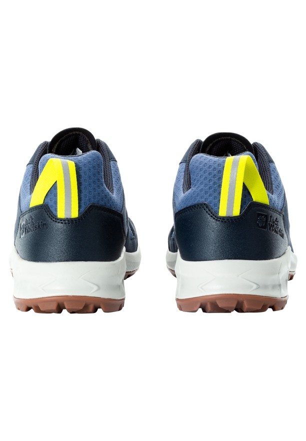 Navy Jack Wolfskin Woodland 2 Vent Low Men Hiking Shoes | 65442124