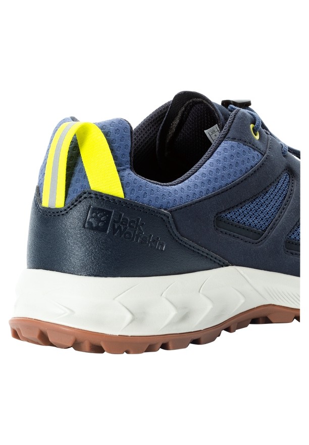 Navy Jack Wolfskin Woodland 2 Vent Low Men Hiking Shoes | 65442124