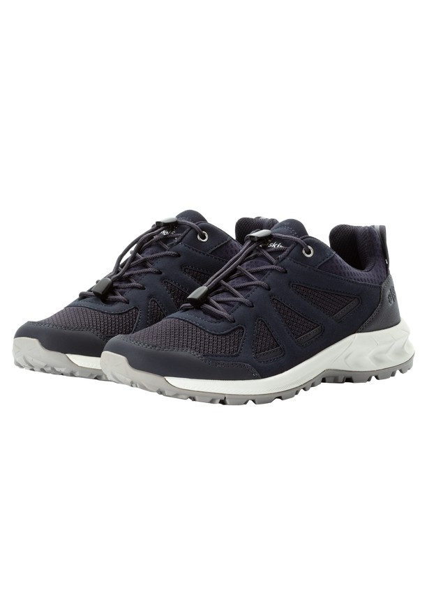 Navy Jack Wolfskin Woodland 2 Vent Low Women Hiking Shoes | 20620671