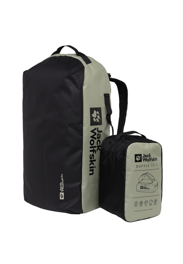 Olive Jack Wolfskin All-in 35 Women Duffle Bags | 81434213