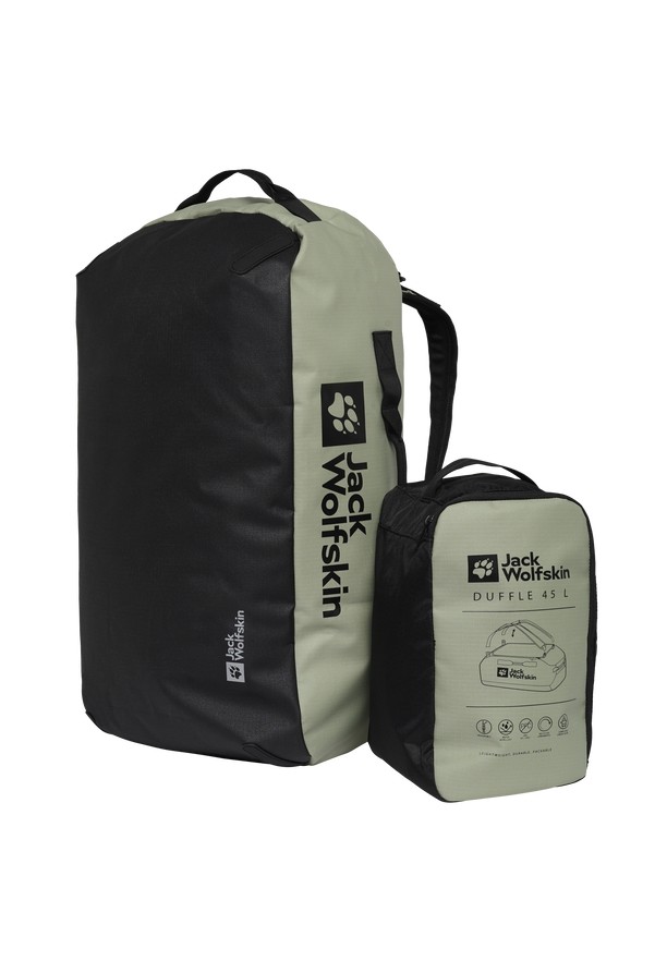 Olive Jack Wolfskin All-in 45 Women Duffle Bags | 39754146
