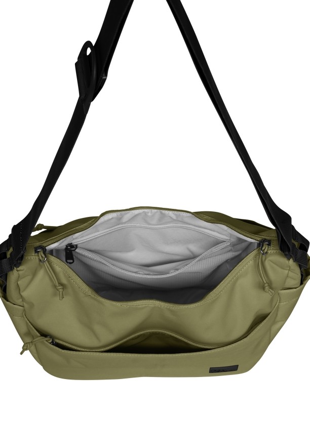 Olive Jack Wolfskin Burgweg Men Shoulder Bags | 56472192