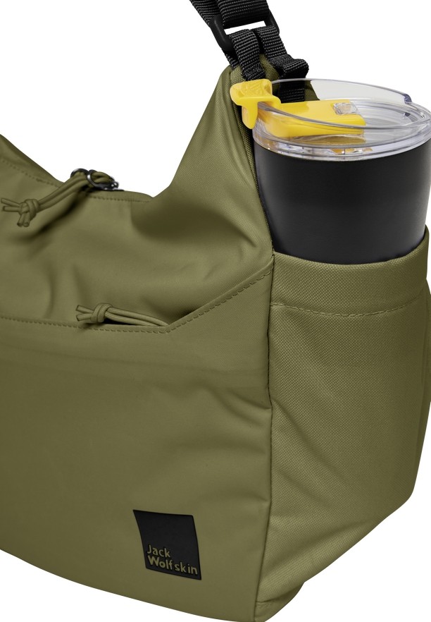 Olive Jack Wolfskin Burgweg Men Shoulder Bags | 56472192