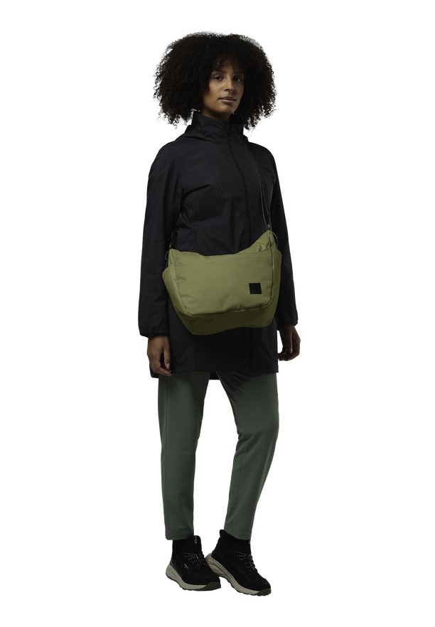 Olive Jack Wolfskin Burgweg Men Shoulder Bags | 56472192