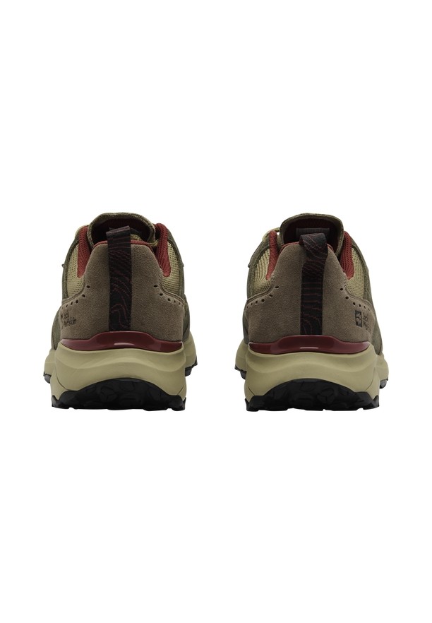 Olive Jack Wolfskin Camp Fever Texapore Low Men Outdoor Shoes | 55309189