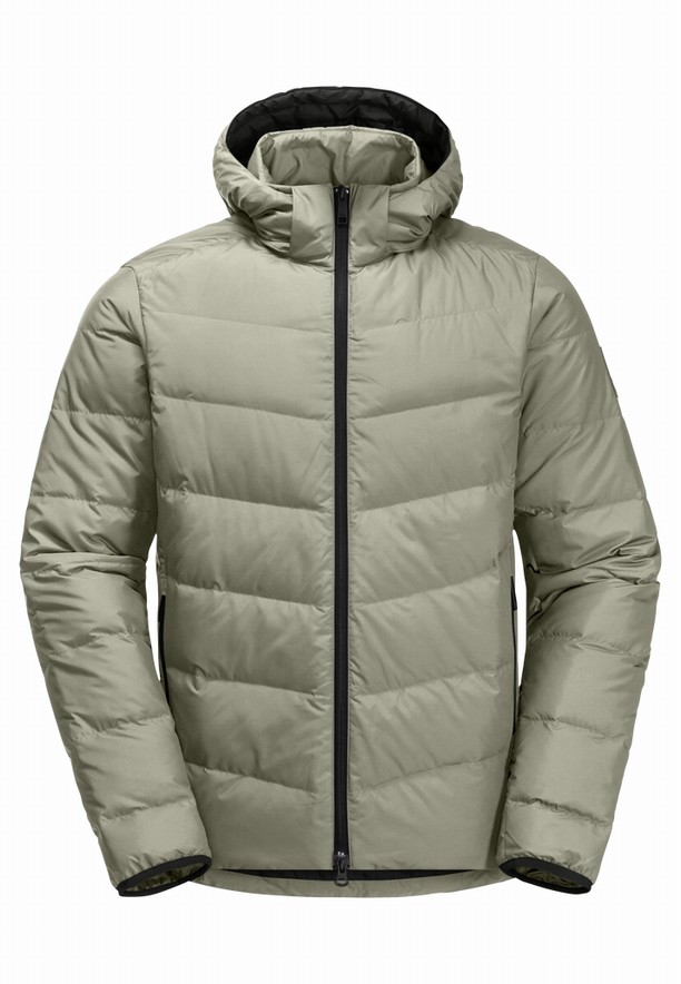 Olive Jack Wolfskin Colonius Men Down Jackets | 57894405